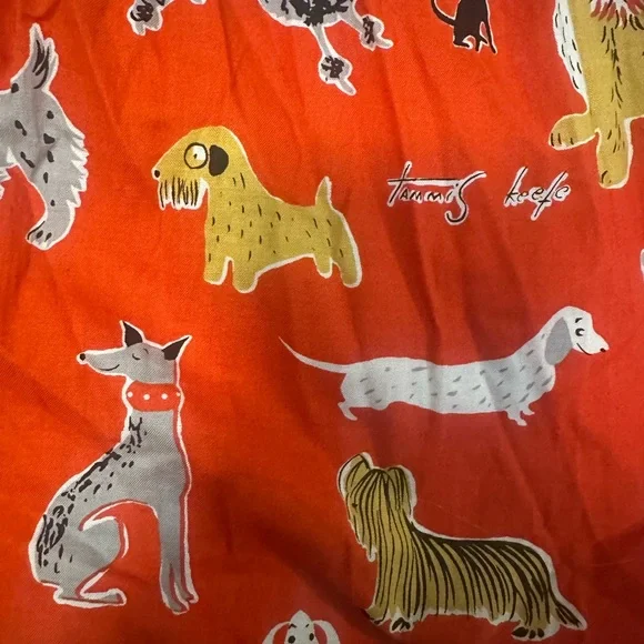 Red Dog Print Dress - Picture 5 of 6